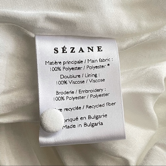 Sezane Isidore Dress in White - Picture 11 of 13